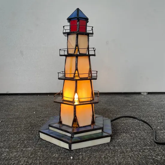 Lampe de table en cuivre Tiffany, vitrail papillon libellule, vente en gros, pour la décoration