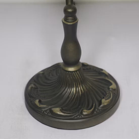 TF3927 Lampe de bureau de banquier de style Tiffany Lampe d'appoint de lecture en vitrail